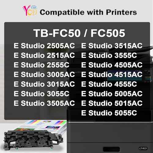 TB-FC505 TBFC505 Waste Toner Container, TBFC505 TBFC50 TB-FC50 FC-50 Waste Toner Box Compatible for Toshiba e-Studio 2505AC 2515AC 2555C 3005A 3015AC 3055C 3505AC 3508A 3515AC 3555c Printers
