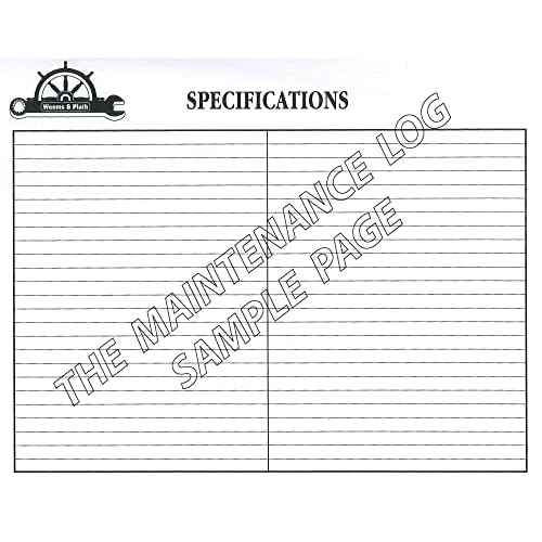 Weems & Plath The Maintenance Log