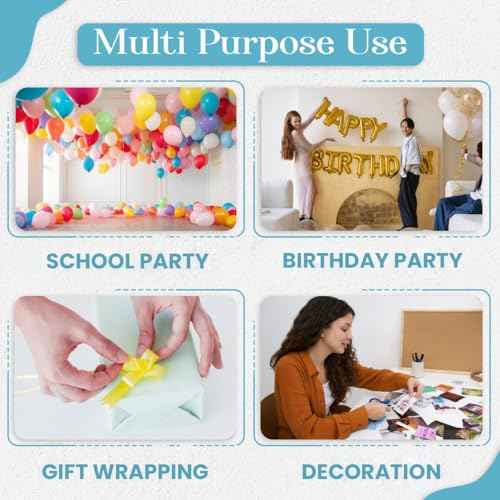 Balloon Sticky Dots Double Sided ? 1000 PCS Balloon Tape for Arch, Balloon Stickers for Wall, Removable Adhesive Dots for Crafts, Party, and DIY Decorations