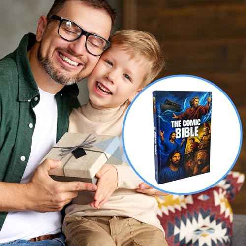 The Comic Bible for All Ages, New Full-Color Illustrated Bible Comic Book, from Genesis to Revelation with Complete, Christian Gift (Full Testament Edition)