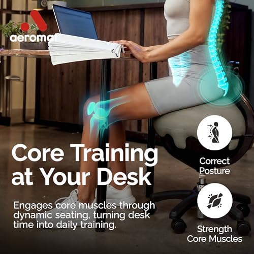 Aeromat Elite Yoga Ball Chair Green – Adjustable Height, 250 lb Capacity