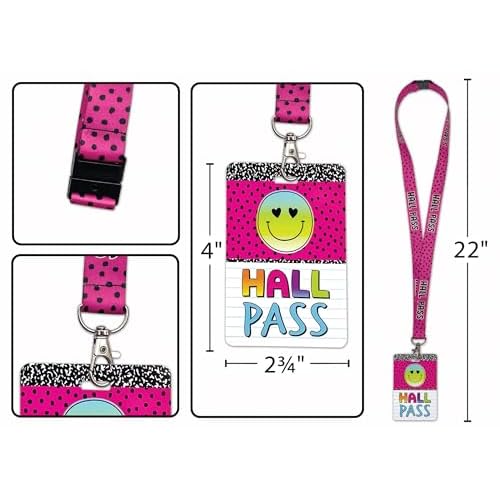 Teacher Created Resources Brights 4Ever Hall Pass Lanyards (TCR20322)