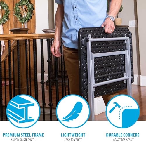 Lifetime 30-Inch Folding Utility Table - Portable Work & Dining Surface