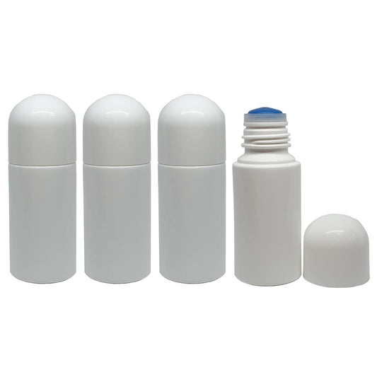 Skiennix Empty Sponge Head Applicator Bottles - 4 Pcs Refillable Liquid Bottles for Essential Oils & Perfumes
