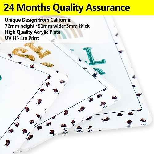 ABAMERICA Hall Passes For Classrooms With Breakaway Lanyard, Bathroom Passes For Classroom Designed In Usa With Acrylic Plate Lifetime Quality Assurance Teaher Classroom Must Haves