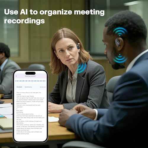 AI Translation Earbuds Real Time Powered by ChatGPT,LCD Touch Screen OWS Translator for 147 Languages & Accents,Audifonos Traductores Ingl?s Espa?ol,Translation Device, Ideal for Travel/Business,Black
