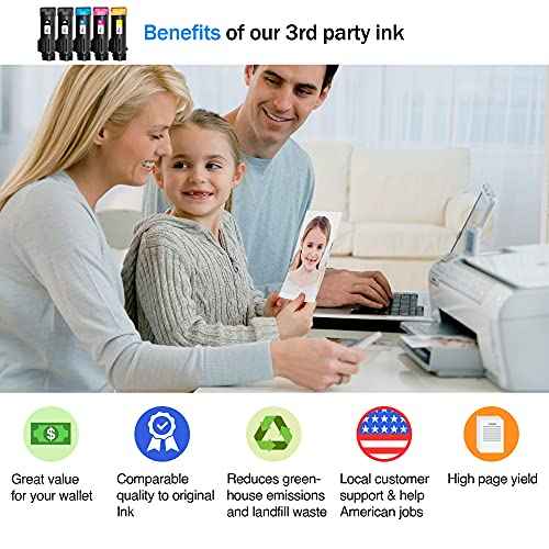 Cartlee Compatible Toner Cartridges Replacement for Xerox Phaser 6510 6510/dni 6510/dn 6510/n Workcentre 6515 6515/dni 6515/dn 6515/n High Yield Laser Printer Ink 2 Black, 1 Cyan, 1 Magenta, 1 Yellow