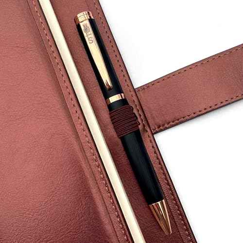 GALILEO¢ç Double AA Big Book Cover & 12 Steps & 12 Traditions | PU Leather | Coin Holder | AA Book Covers for Hardcover | AA Gift | Alcoholics Anonymous (Coin Pocket/Copper)