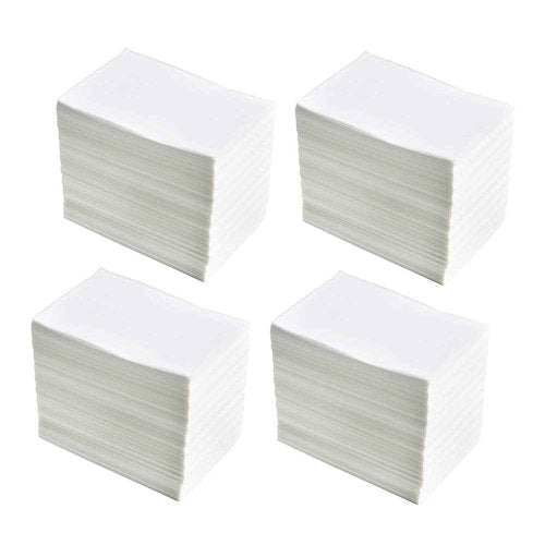 4 Stacks Fanfold 4" x 6" Direct Thermal Labels, 1000 Labels Per Stack, White Perforated Shipping Labels, Permanent-Adhesive, Compatible Zebra, Rollo Thermal Label Printer