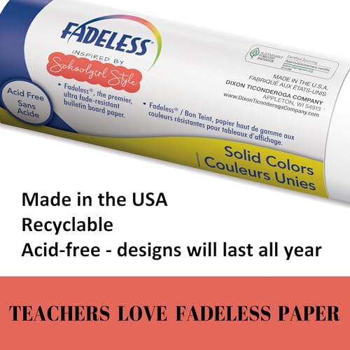 Fadeless Bulletin Board Paper - 12 ft Graffiti Wall, Fade-Resistant Classroom Decor