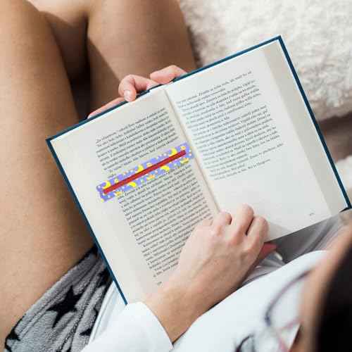 8PCS Guided Reading Strips,Ymapinc Color Reading Trackers for Kids Bookmark Help with Dyslexia Children Highlighter Trackers Teacher Education Classroom Supplies