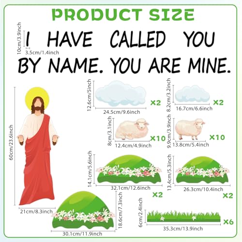 Good Shepherd Christian Bulletin Board Set Religious Classroom Decor