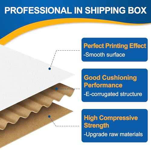 Famagic 30 Pack 13x10x2 Inch Small Shipping Boxes White Corrugated Cardboard Boxes Mailer for Small Business, Mailing Boxes for Packaging Bulk