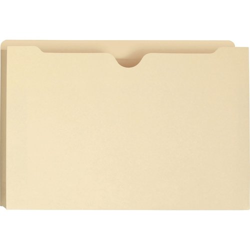 Smead File Jacket, Reinforced Straight-Cut Tab, 1-1/2" Expansion, Legal Size, Manila, 50 per Box (76540) (Pack of 1)