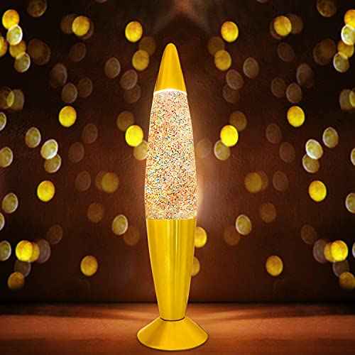 Jambo 16-Inch Rainbow Glitter Lamp I Beautiful Liquid Lamp I Entertaining for Adults and Kids I Perfect Holiday Gift