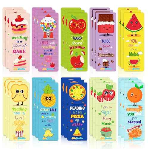 Large Sized Scratch and Sniff Scented Bookmarks, 10 Styles ? Fun Smelly Bookmarks for Kids, Teachers, Reading Rewards, Classroom Incentives, & Party Favors (Starter Pack, 30 Pieces)