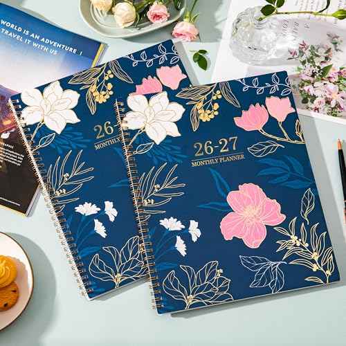 2026-2027 Monthly Planner/Calendar - Jan. 2026 - Dec. 2027, 9" x 11", Calendar Planner 2026-2027, 2 Year Monthly Planner, Tabs, 2-Size Pocket