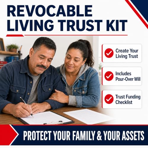 Revocable Living Trust Kit with Pour-Over Will & Funding Checklist – Attorney-Drafted Templates