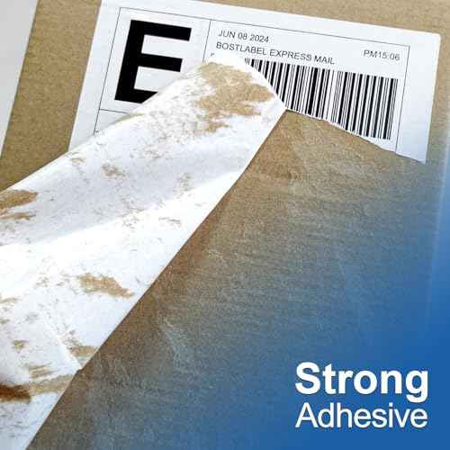 4" x 6?" Direct Thermal Label, 1800 Labels/4 Rolls (450 Labels per Roll), Self-Adhesive, Compatible with Zebra, MUNBYN, Rollo & More