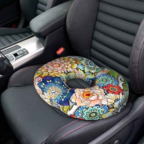 Donut Pillow for Tailbone Pain, Hemorrhoid Pillow for Sitting, Memory Foam Donut Hemorrhoids Seat Cushion for Tailbone Pain Relief & Women Postpartum Pregnancy