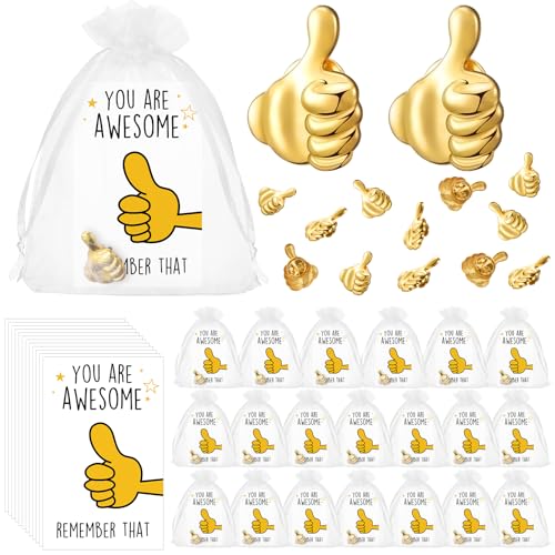 Tondiamo 100 Sets Employee Appreciation Gift Bulk Inspirational Thumbs up Pin Rad Tech Week Funny Office Gift for Coworker Nurse Practitioner Kindness Week IEW Christmas (Thumb up)