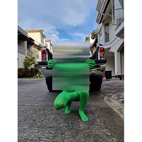 Lenticular Sheet 17"x13" 50LPI Adhesive Back (5 Sheets) Blank Transparent Lenticular Sheet, Portrait, Magic Tricks, 3D/Morph/Zoom/Animation/Flip-Image Printing, Optical Illusion, Invisibility Shield