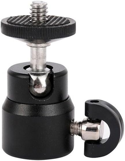 Skiennix Ball Head Tripod Mount - Versatile 1/4" Hot Shoe Adapter for Cameras & LED Lights