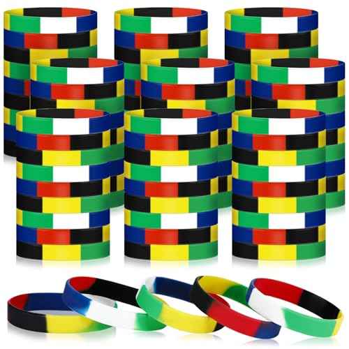200 Pcs Bulk Plan of Salvation Wrist Band Wordless Silicone Bracelet Bible Salvation Bracelet Christian Wristbands