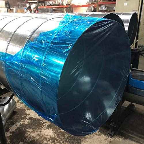 ZIP-UP Duct Masking Film - 48" x 200' HVAC Sealing Protectant with Tear Resistant Design & Easy Visibility - DF4200B