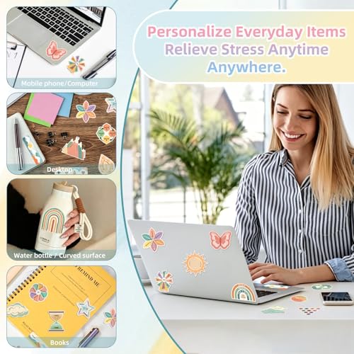 TOEMUR 150pcs Textured Sensory & Fidget Strips with Mindfulness Designs - Bulk Set, Variation A