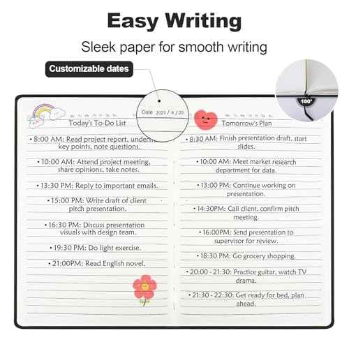Lined Journal Notebooks for Writing, 100 GSM Thick Paper, 8 Pack Hardcover Notebooks, A5 College Ruled Notebook, Journaling Notebook for School/Travel/Office (Black- 8 Pack)