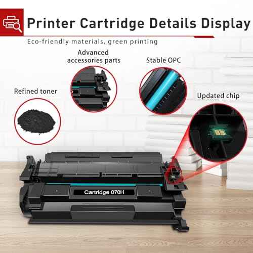 070H High Yield Toner Cartridge Compatible Replacement for Canon 070 070H CRG-070 Toner Work with Canon ImageClass MF465dw/MF462dw/LBP247dw/LBP246dw Printers|10200 Pages Yield,Cartridge 070H