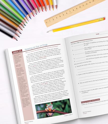 8th Grade Science Workbook for Ages 13-14 | Earth, Life & Research Activities