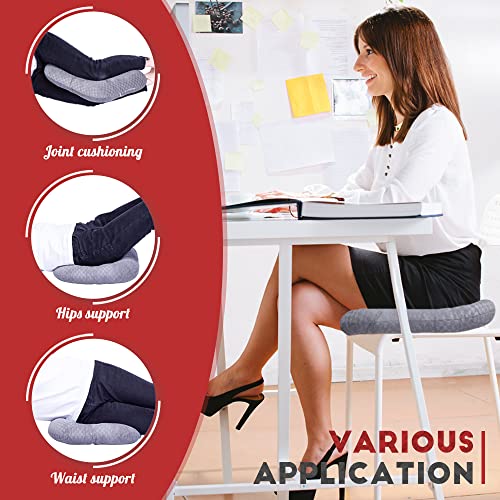 Vinban Donut Pillow for Tailbone Pain Grey – Hemorrhoid Seat Cushion with Non-Slip Velour Cover
