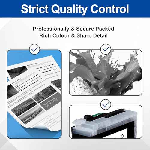 LC406XL High Yield Ink Cartridge Compatible Replacement for Brother LC406 LC406XL LC 406 XL Black Ink Cartridges use with Brother MFC-J4535DW MFC-J4335DW MFC-J5855DW MFC-J6555DW Printer (BK, 2 Pack)