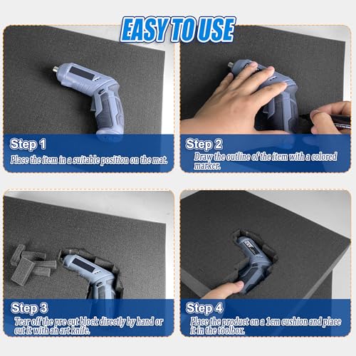 8 Pcs Pick Apart Foam Insert 4 Pads Pluck Pre Cubed Separated Cube
