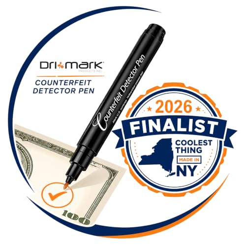 Dri Mark 15 Pack Counterfeit Bill Detector Marker Pens Made in USA, Money Fake Money Checker