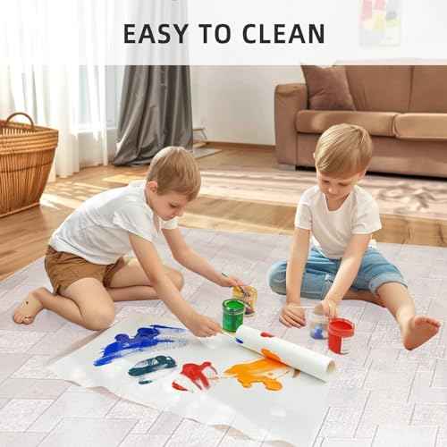Chair Mat for Hardwood Floor, 48x36 inches Floor Mat Protector for Office Chair, Desk, Home, Frosted Pattern Rectangle Floors Protector