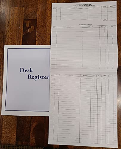 Executive Check Register 8-1/2 x 9-1/4, 192/384 Entries, Magnolia Registers