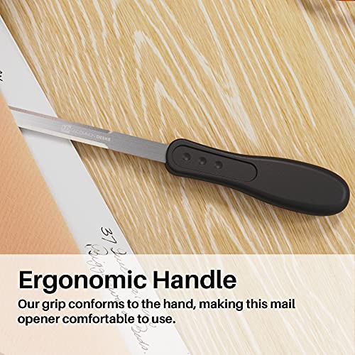 Uncommon Desks Black Envelope Letter Opener - 1 Piece Office Tool