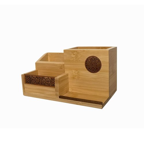 Szblaze Japanese-Style Multi-Function Desk Supplies Organisers for Makeup Jewelry Office Stationery Accessories School Pen Pencil Cell Phone Business Cards Remote Control