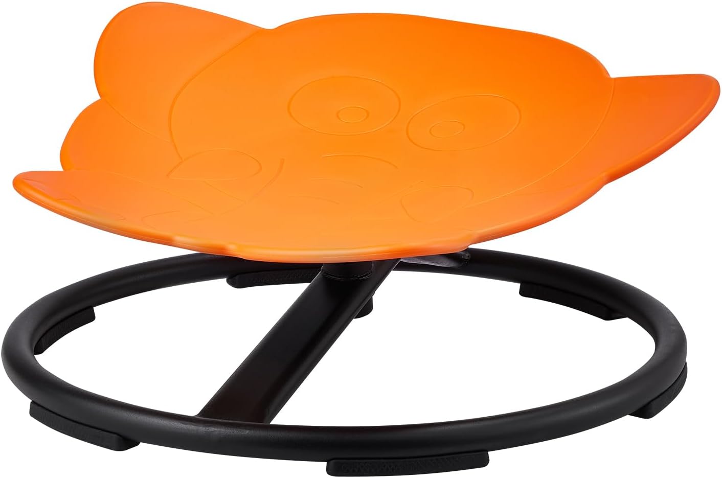 VEVOR Elephant Kids Swivel Chair - 360° Spinning Sensory Toy for Autistic Kids | 220 LBS Capacity, Orange