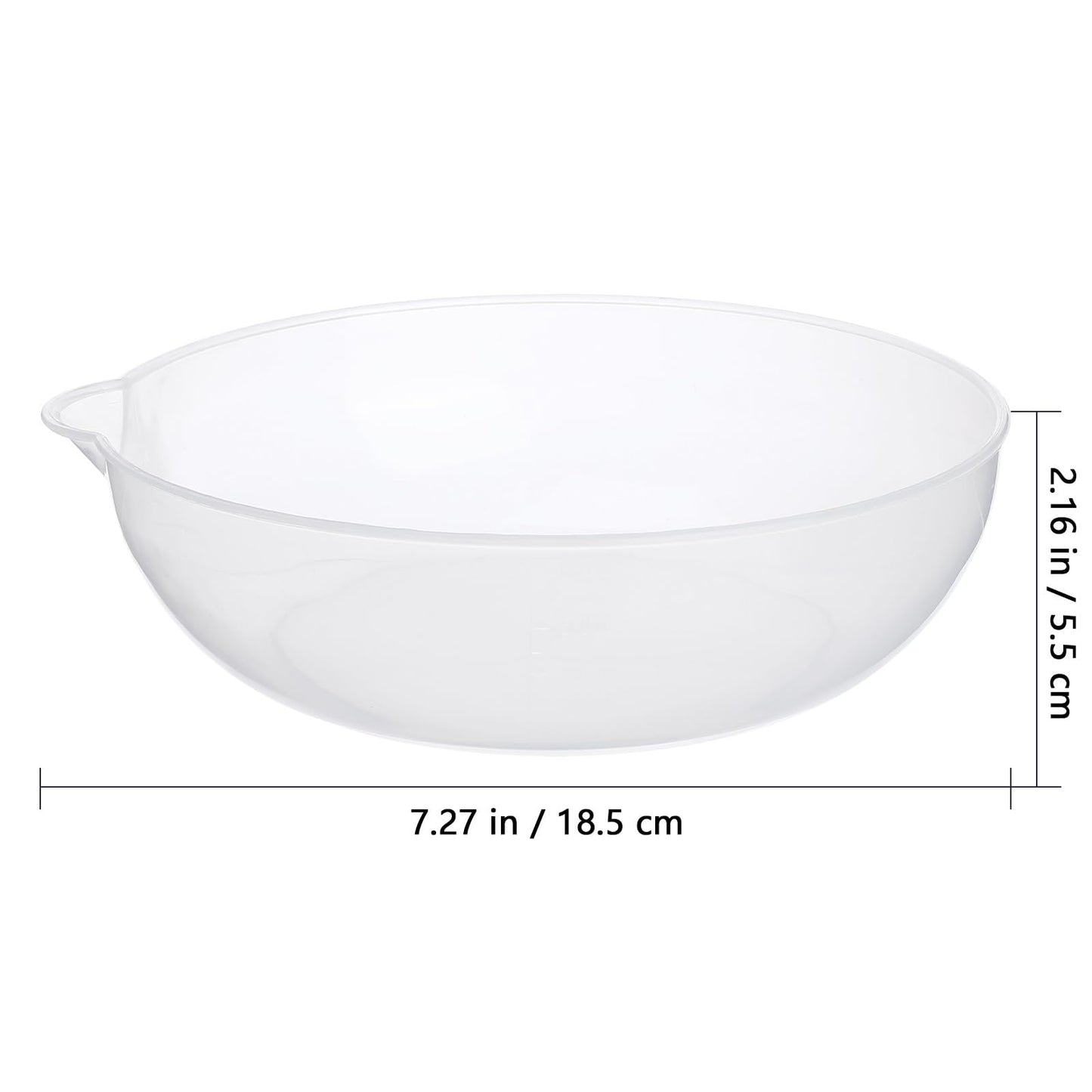 SEWACC 2pcs Kitchen Scale Tray Food Scale Tray Bowl with Capacity Markings for Cake Baking and Kitchen Storage