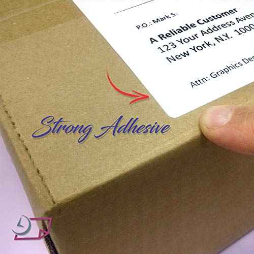 NextDayLabels - 8-1/2" x 11 24# Integrated Label Form with a 6x4 on Bottom Left (500)