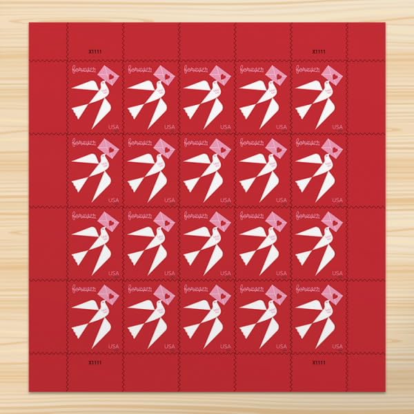 USPS Love 2024 Forever Postage Stamps Sheet of 20 - First-Class Mail