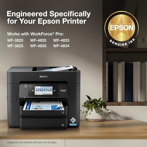 EPSON 822 DURABrite Ultra Ink High Capacity Magenta Cartridge (T822XL320-S) Works with WorkForce Pro WF-3820, WF-3823, WF-4820, WF-4830, WF-4833, WF-4834