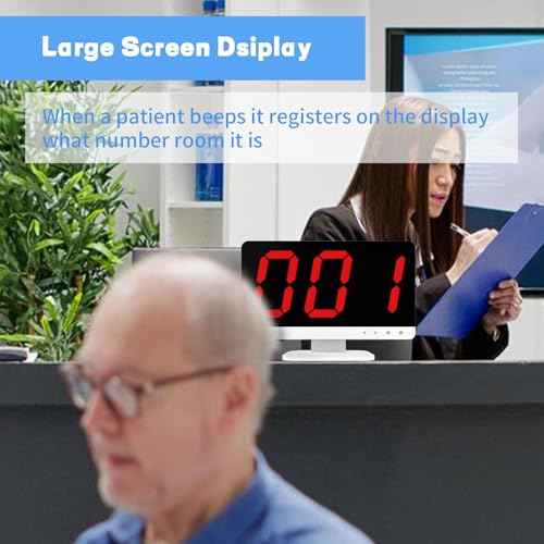 Nurse Call System,1 Display Receiver for Medical Clinic Nurses Station Home Hospital Assisted Living