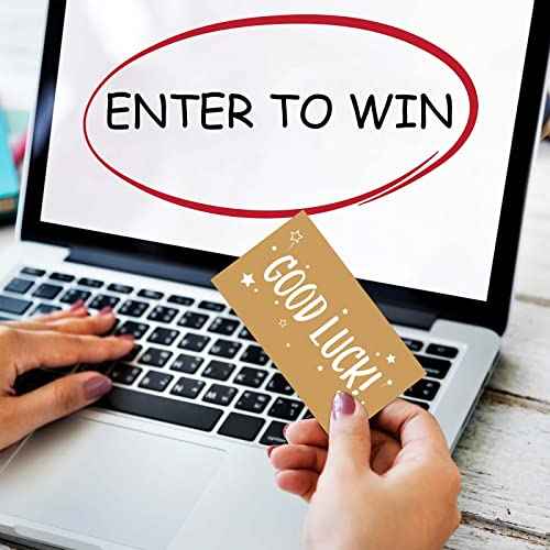 1200 Pcs Classic Enter to Win Raffle Tickets Cards 3.5 x 2 Inch Entry Form Ticket Cards for Contest, Auction, Raffles, Ballot Box with Space for Name, Email Address Phone Number Fields (1200)
