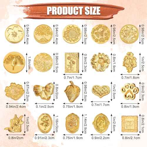 Wax Seal Stamp Kit, 21Pcs Draupnir Wax Stamp Seal,Vintage Classic Sealing Wax Stamp Head with Wooden Handle for Party Wedding Invitation Cards Envelopes Gift Wrapping Letter (20 Patterns)
