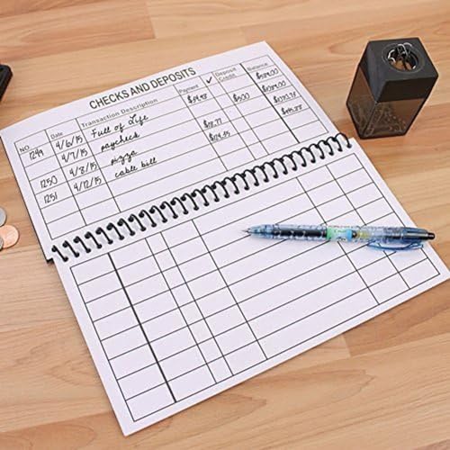 The Giant Print Check Register – Large-Print Spiral Bound 56 Pages, 14 Entries per Page